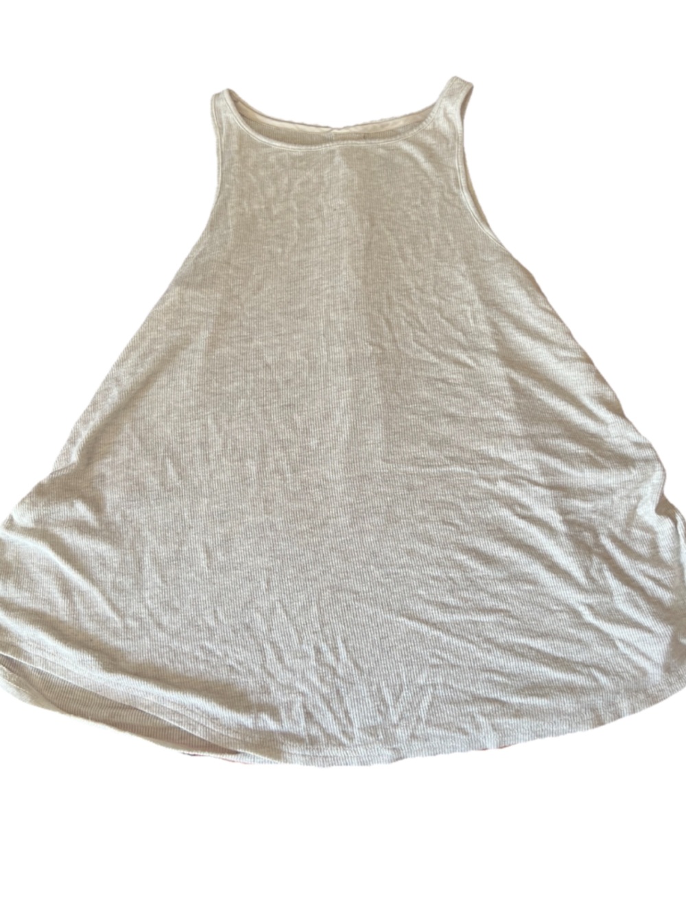 Light Cream Sleeveless Flowy Tank Top